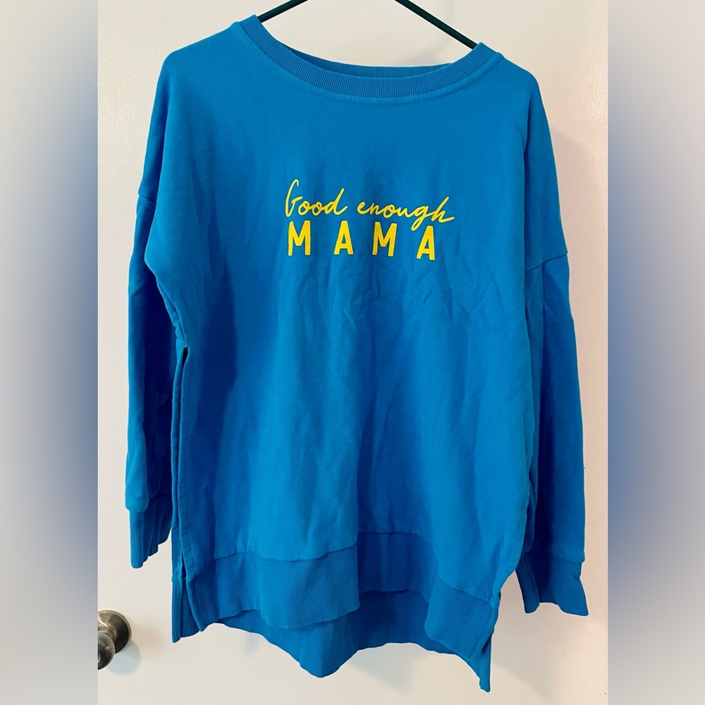 Latched Mama Deluxe Crewneck Nursing Pullover M/L